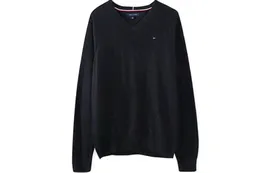 Свитер мужской черный Tommy Hilfiger V C817857349083