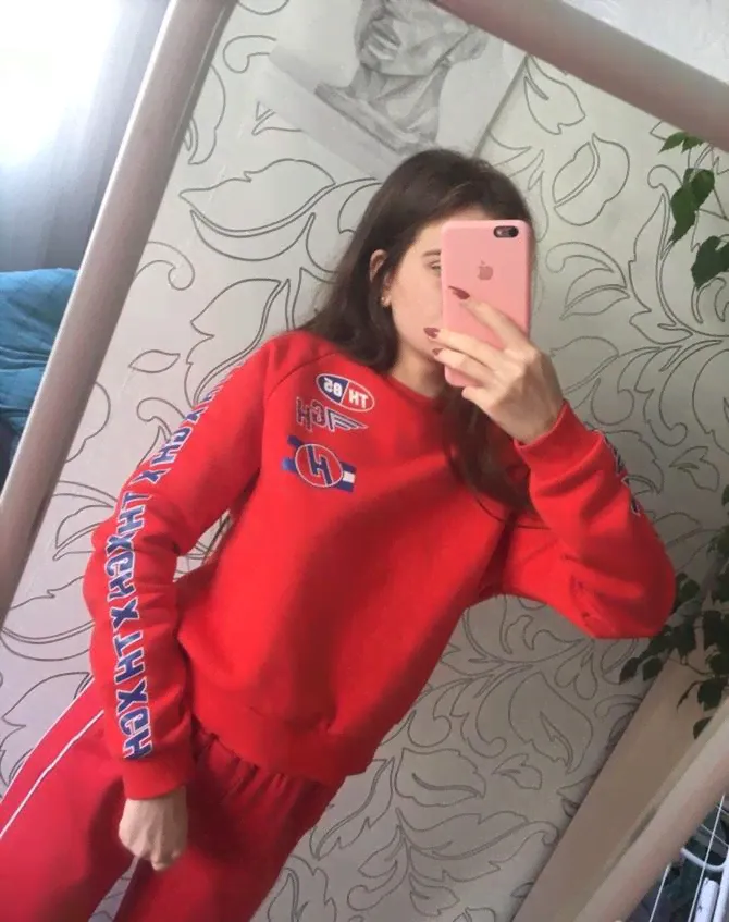 Tommy Hilfiger Свитшот Tommy Hilfiger x Gigi Hadid красный-0