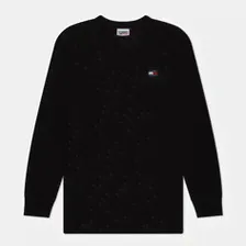 Мужской лонгслив Tommy Jeans Classics XS Badge, цвет чёрный, размер L
