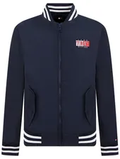 Темно-синий бомбер с логотипом TOMMY HILFIGER