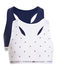 Две маленькие и большие девочки топы-тренировка Tommy Hilfiger, 2 шт.