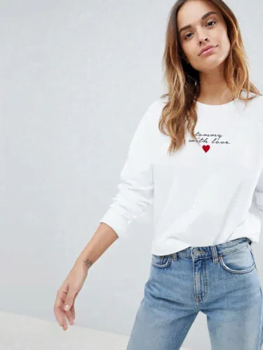 СВИТШОТ TOMMY HILFIGER БЕЛЫЙ 533
