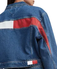 Куртка джинсовая с флагом Tommy Jeans Claire для женщин