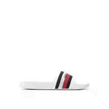 Белые мужские шлепанцы Tommy Hilfiger XM0XM01977YBR