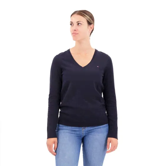 TOMMY HILFIGER Heritage v neck sweater-0