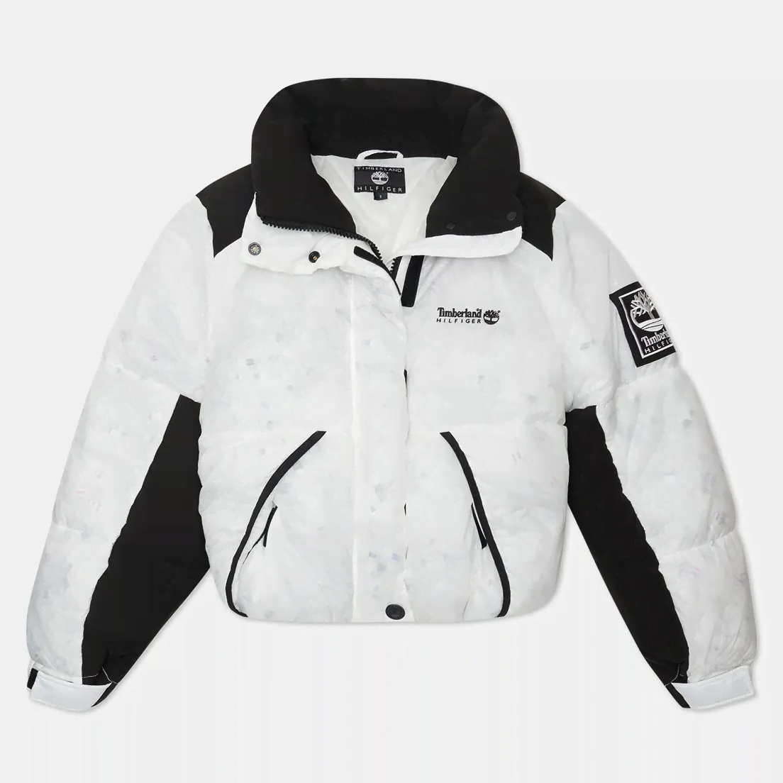 Женский пуховик x Tommy Hilfiger Crop Puffer Transparent-2